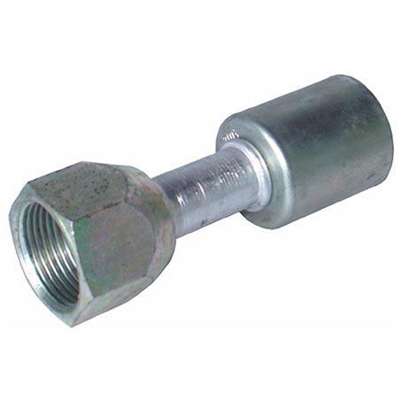 ATCO #12 Female Flare - Beadlock #12 Straight Fitting Aluminium BLX1104