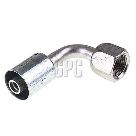 ATCO #10 Female Flare - Beadlock #10 90 Deg Fitting Aluminium BLX1123