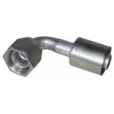 ATCO #12 Female Flare - Beadlock #12 90 Deg Fitting Aluminium BLX1124