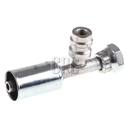 ATCO #6 FOR - Beadlock #6 Straight W/R134a Port Fitting Aluminium BLX1301-3