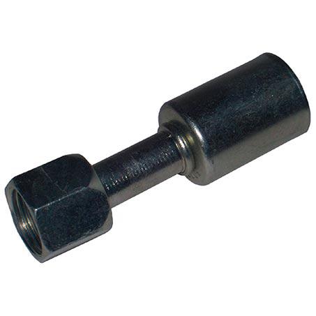 ATCO #8 Female Flare - Beadlock #8 Straight Fitting Steel SBX1102