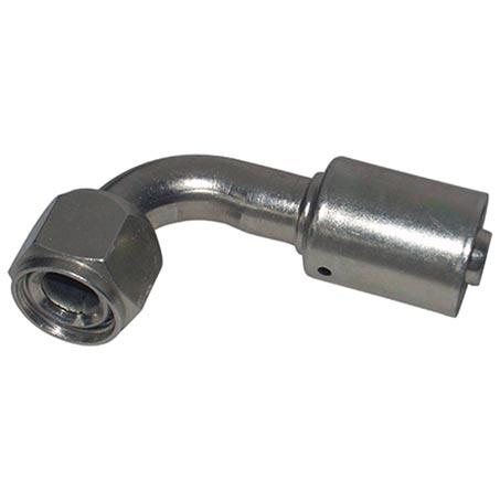 ATCO #10 Female Flare - Beadlock #10 90 Deg Fitting Steel SBX1123