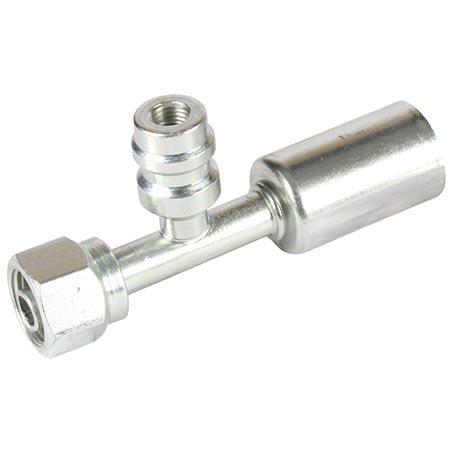 ATCO #6 FOR - Beadlock #6 Straight W/R134a Port Fitting Steel SBX1301-3