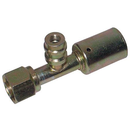 ATCO #8 FOR - Beadlock #8 Straight W/R134a Port Fitting Steel SBX1302-3