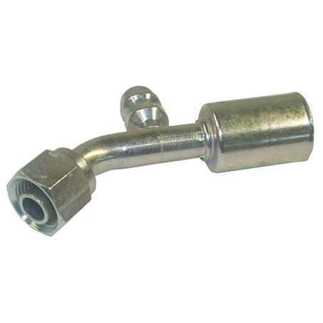 ATCO #8 FOR - Beadlock #8 45 Deg W/R134a Port Fitting Steel SBX1312-3