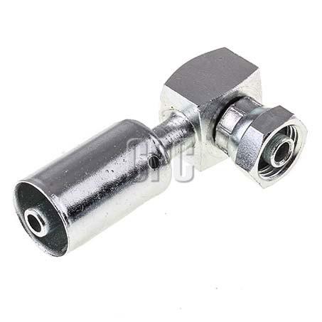 ATCO #6 FOR - Beadlock Short Drop #6 90 Deg Fitting Steel SBX1321SD