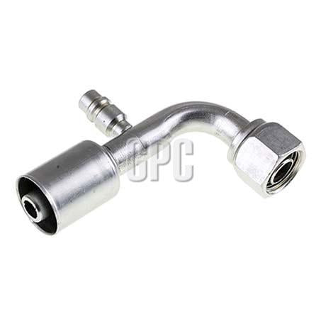 ATCO #10 FOR - Beadlock #10 90 Deg W/R134a Port Fitting Steel SBX1323-3