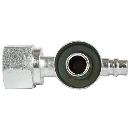 ATCO #12 FOR - Beadlock #12 90 Deg W/R134a Port Fitting Steel SBX1324-3