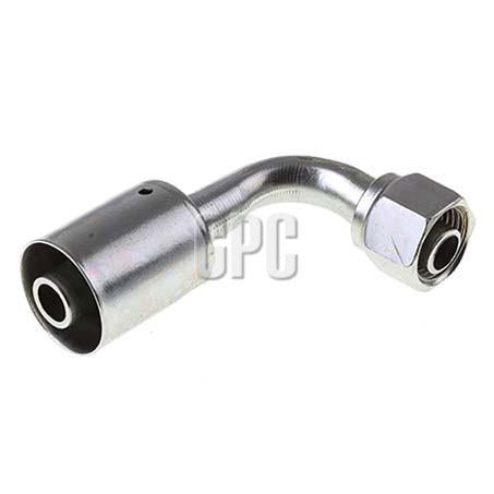 ATCO #8 FOR - Beadlock Step Up #10 90 Deg Fitting Steel SBX1326