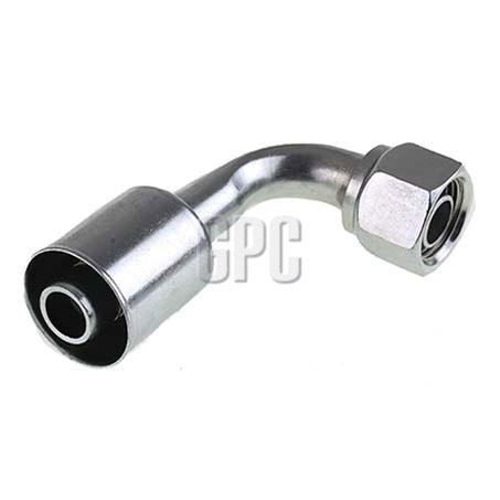 ATCO #10 FOR - Beadlock Step Up #12 90 Deg Fitting Steel SBX1327