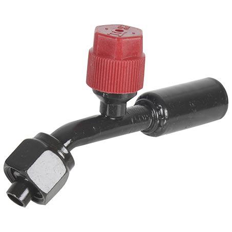 ATCO #6 FOR - Reduced Beadlock #6 45 Deg W/R134a Port Fitting Steel SRX1311-3
