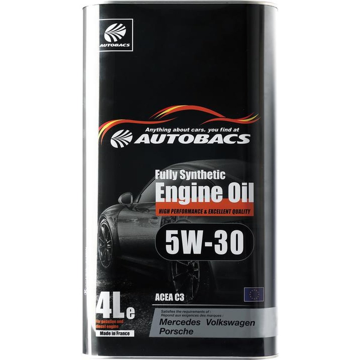 Autobacs Euro Spec 5W-30 Engine Oil ACEA C3 4L BK5W304L