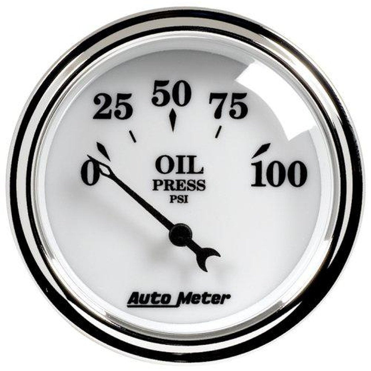 Autometer Old Tyme 2-1/16in Oil Pressure Gauge 0-100PSI Electric AU1227