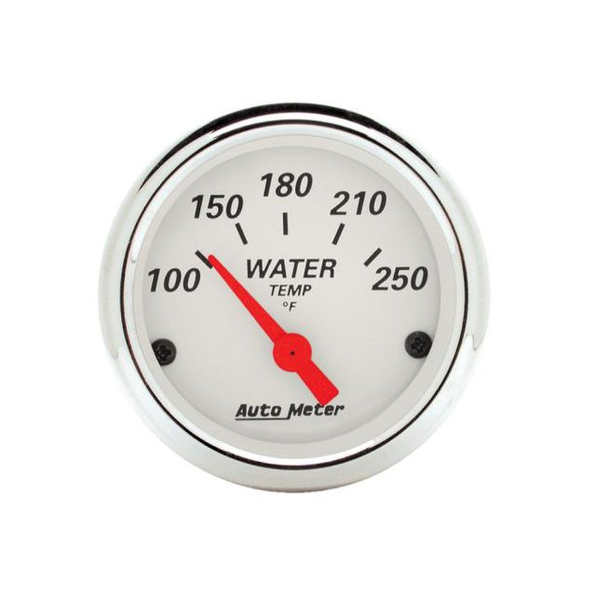 Autometer Arctic White 2-1/16in Water Temp Gauge 100-250F Short Sweep Electric AU1337