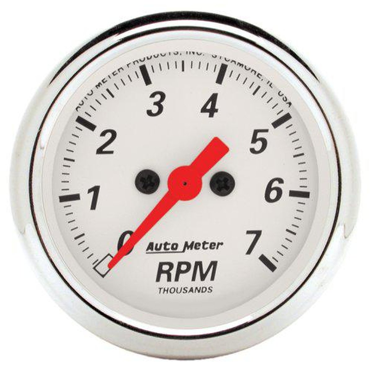 Autometer Arctic White 2-1/16in Tachometer 7000rpm AU1397