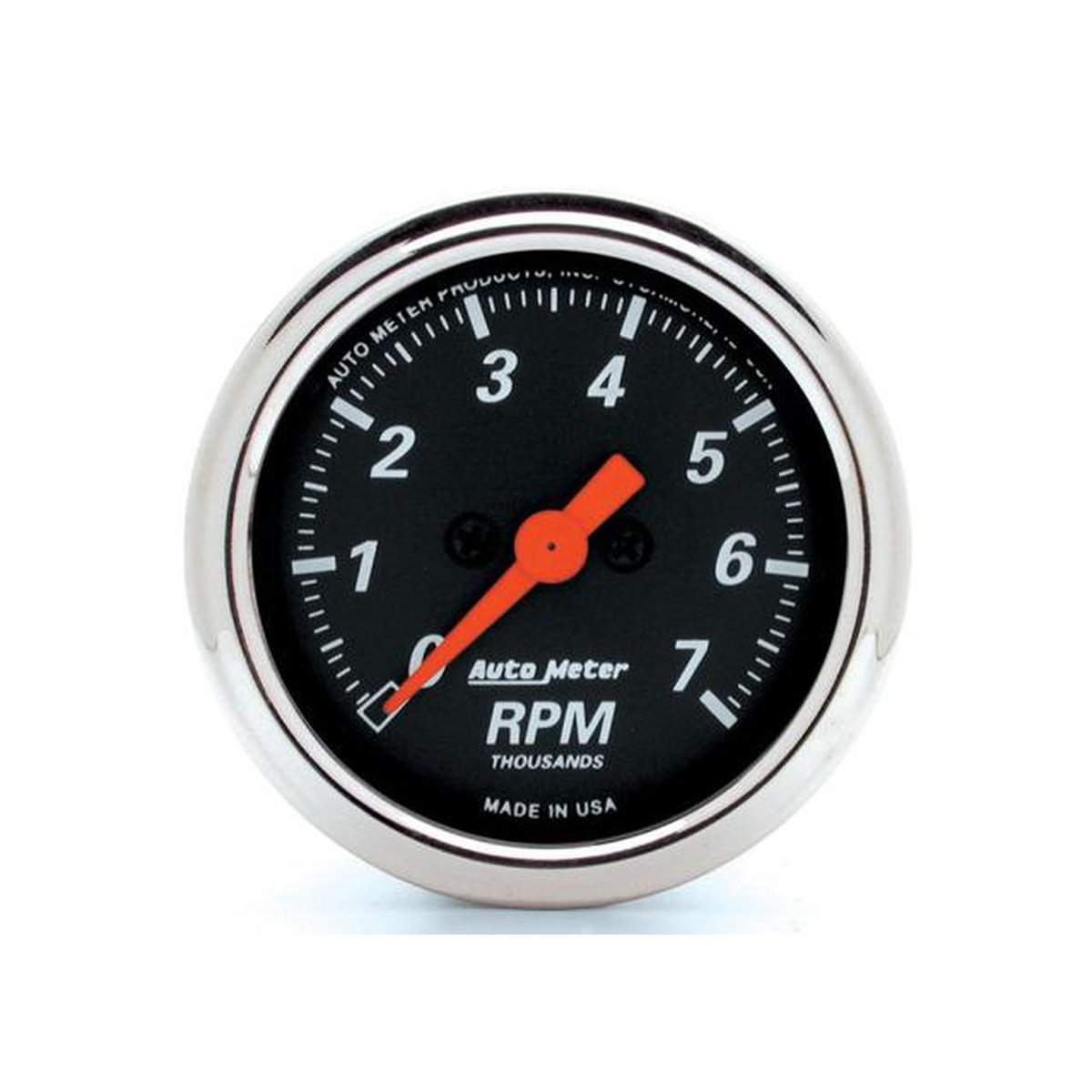 Autometer Designer Black 2-1/16in Tachometer 7000rpm AU1477