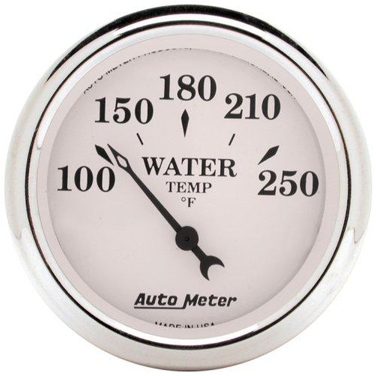 Autometer Old Tyme Water Temp Gauge 100-250F Short Sweep Electric AU1638