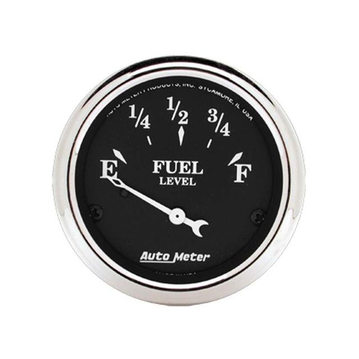 Autometer Old Tyme 2-1/16in Fuel Level Gauge 0-90 Ohms Short Sweep Electric AU1715
