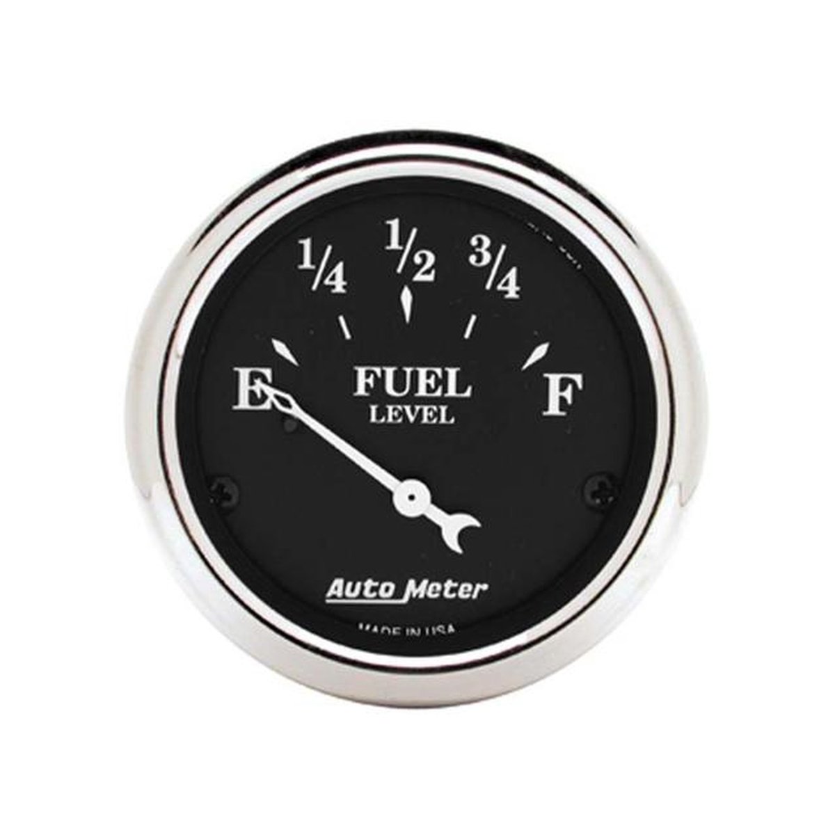 Autometer Old Tyme 2-1/16in Fuel Level Gauge 0-30 Ohms Short Sweep Electric AU1718