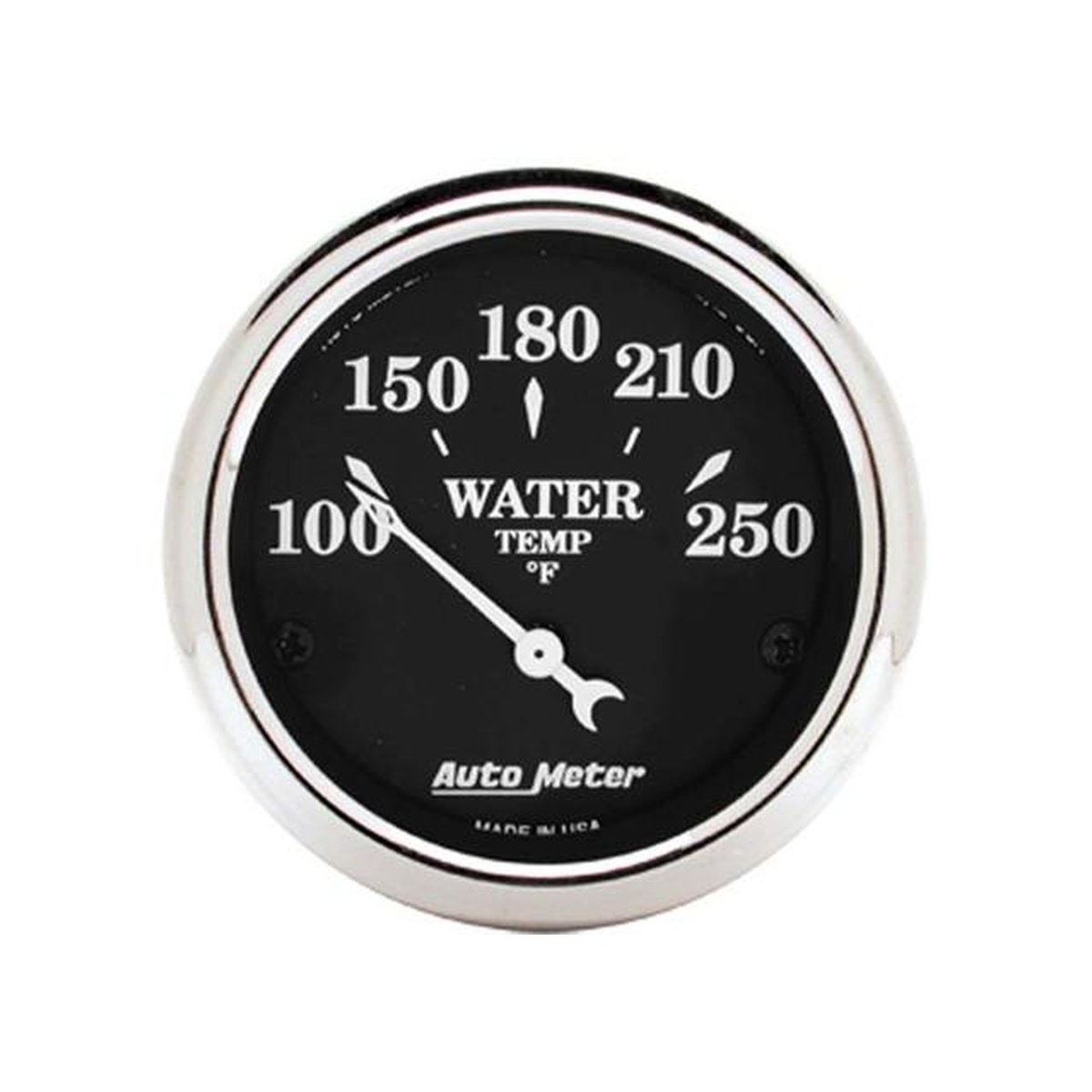 Autometer Old Tyme 2-1/16in Water Temp Gauge 100-250F Short Sweep Electric AU1737