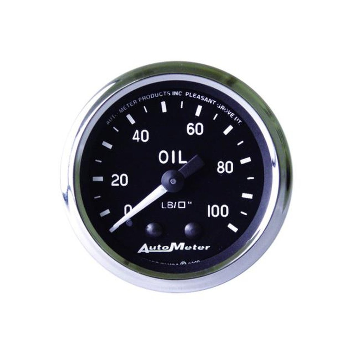 Autometer Cobra 2-1/16in Oil Pressure Gauge 0-100PSI Mechanical AU201006