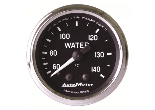 Autometer Cobra 2-1/16in Water Temp Gauge 60-140C Mechanical AU201007
