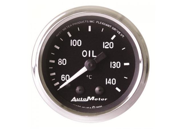 Autometer Cobra 2-1/16in Oil Temp Gauge 60-140F Mechanical AU201008