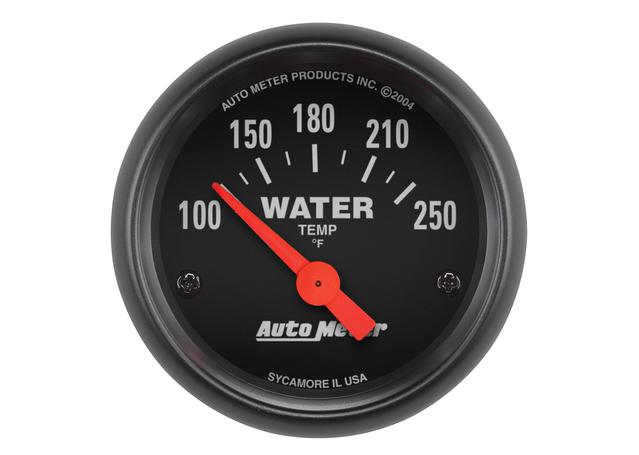 Autometer Z-Series 2-1/16in Water Temp Gauge 100-250 F Electric AU2635