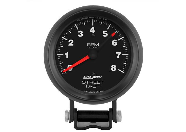 Autometer Z-Series 3-3/4in Tacho Gauge 8,000rpm Pedestal Mount AU2894
