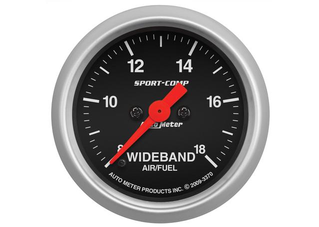 Autometer Sport-Comp 2-1/16in Air/Fuel Gauge Wideband Full Sweep Electric AU3370