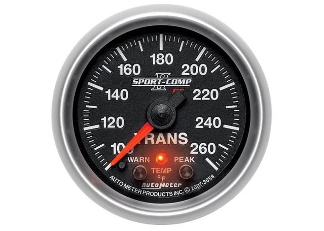 Autometer Sport Comp 2-1/16in Trans Temp Gauge 100-260F AU3658