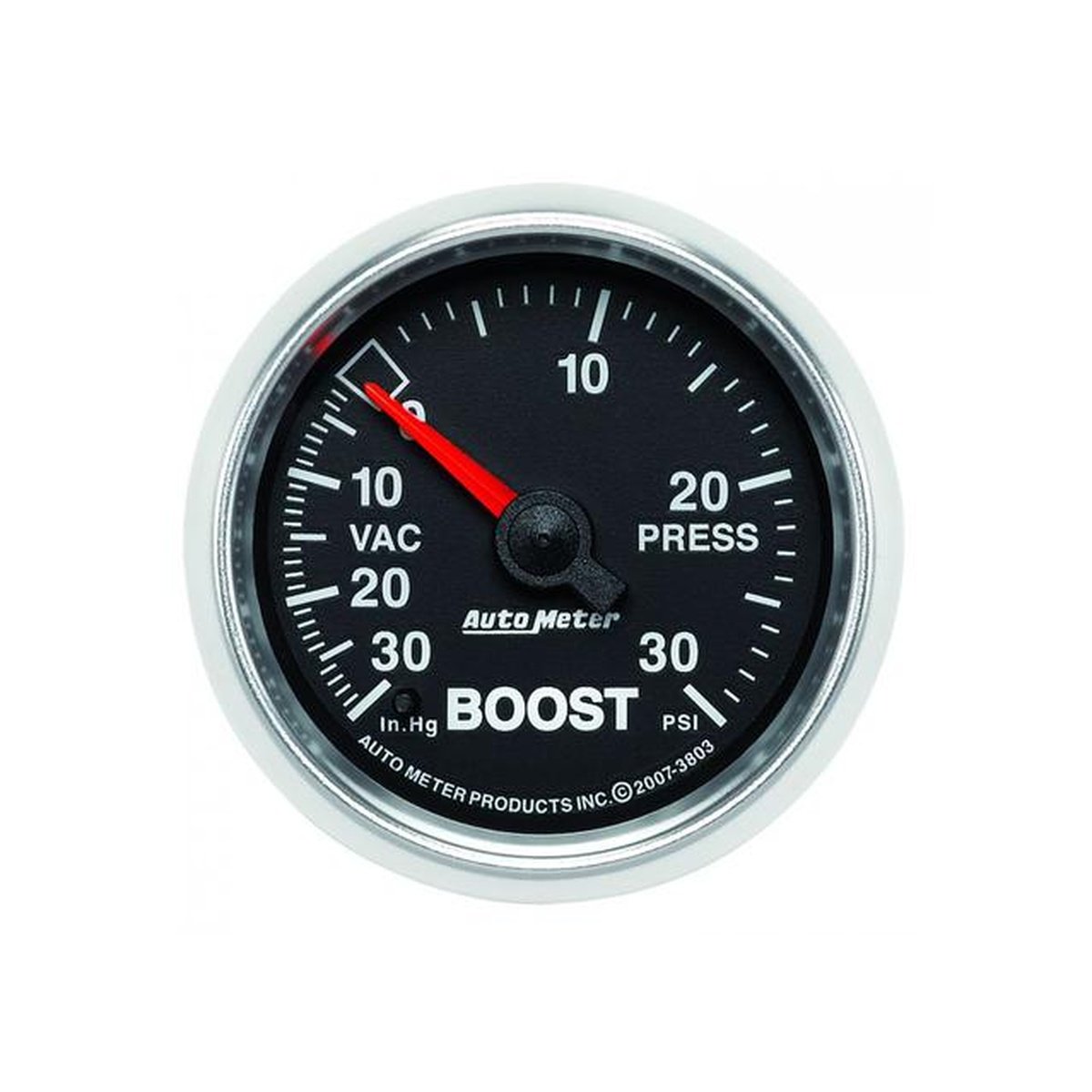 Autometer GS 2-1/16in Boost Vacuum Gauge 30PSI Mechanical AU3803