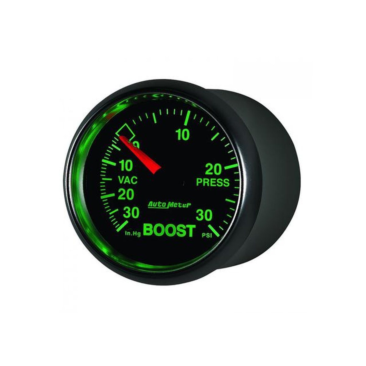 Autometer GS 2-1/16in Boost Vacuum Gauge 30PSI Mechanical AU3803