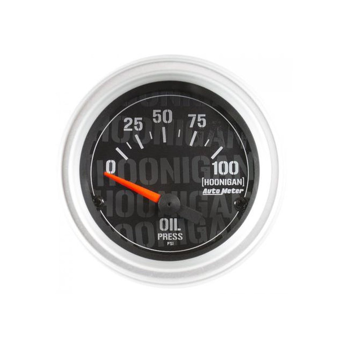Autometer Hoonigan 2-1/16in Oil Pressure Gauge 100PSI Short Sweep Electric AU4327-09000