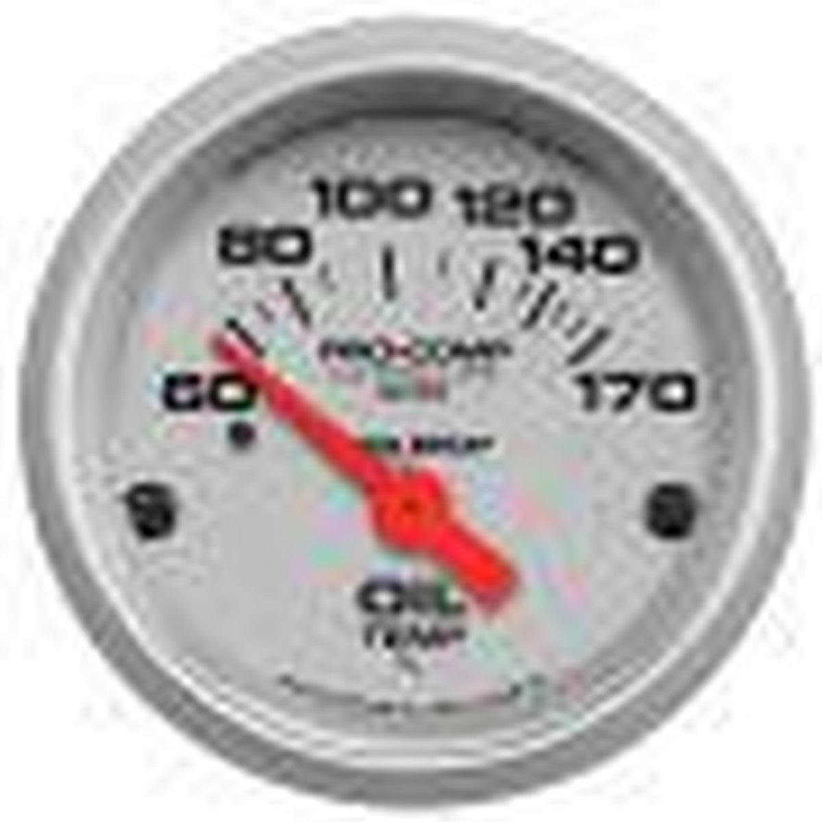 Autometer Ultra-Lite 2-1/16in Oil Temp Gauge 60-170C Short Sweep Electric AU4348-M