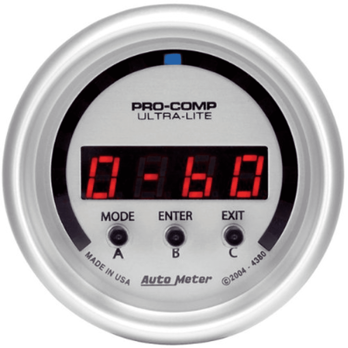 Autometer Ultra-Lite 2-1/16in D-Pic G Meter Gauge LED & Digital Display AU4380
