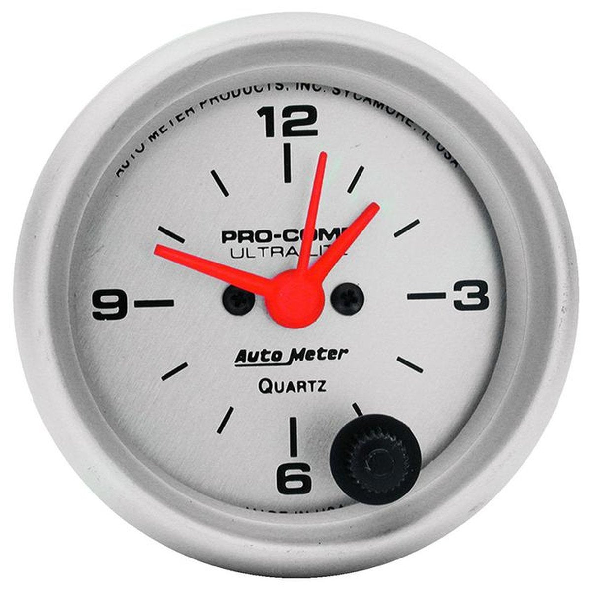 Autometer Ultra Lite 2-1/16in Clock AU4385