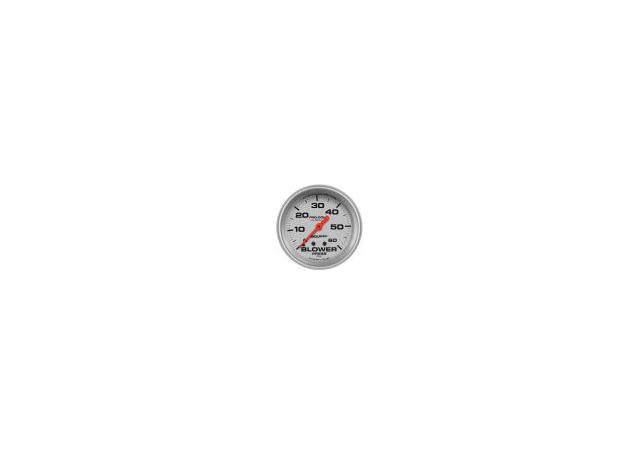 Autometer Ultra-Lite 2-5/8in Blower Pressure Gauge 0-60 PSI Mechanical AU4402