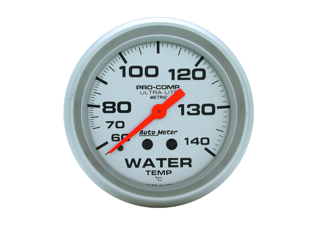 Autometer Ultra-Lite 2-5/8in Water Temp Gauge 60-140C Mechanical AU4431-M