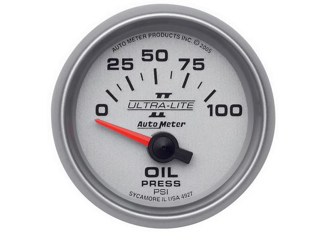 Autometer Ultra-Lite II 2-1/16in Oil Pressure 0-100 PSI AU4927