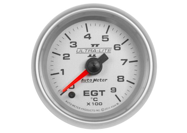 Autometer Ultra-Lite II 2-1/16in Pyrometer Gauge 0-900C Full Sweep Electric AU4944-M