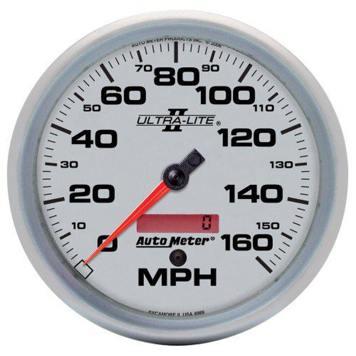 Autometer 5in Speedometer 160MPH AU4989