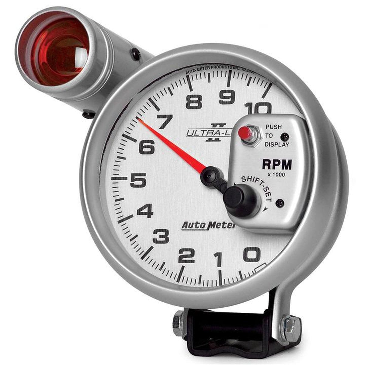 Autometer Ultra-Lite II 5in Tacho Gauge 10,000 rpm Shift-Light AU4999