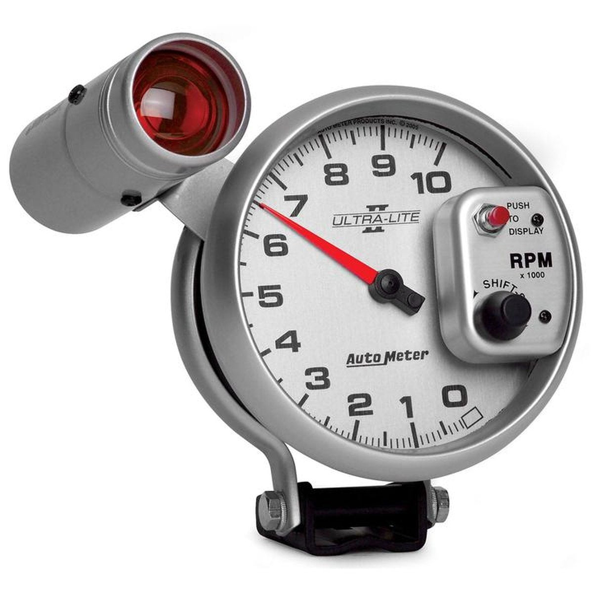 Autometer Ultra-Lite II 5in Tacho Gauge 10,000 rpm Shift-Light AU4999