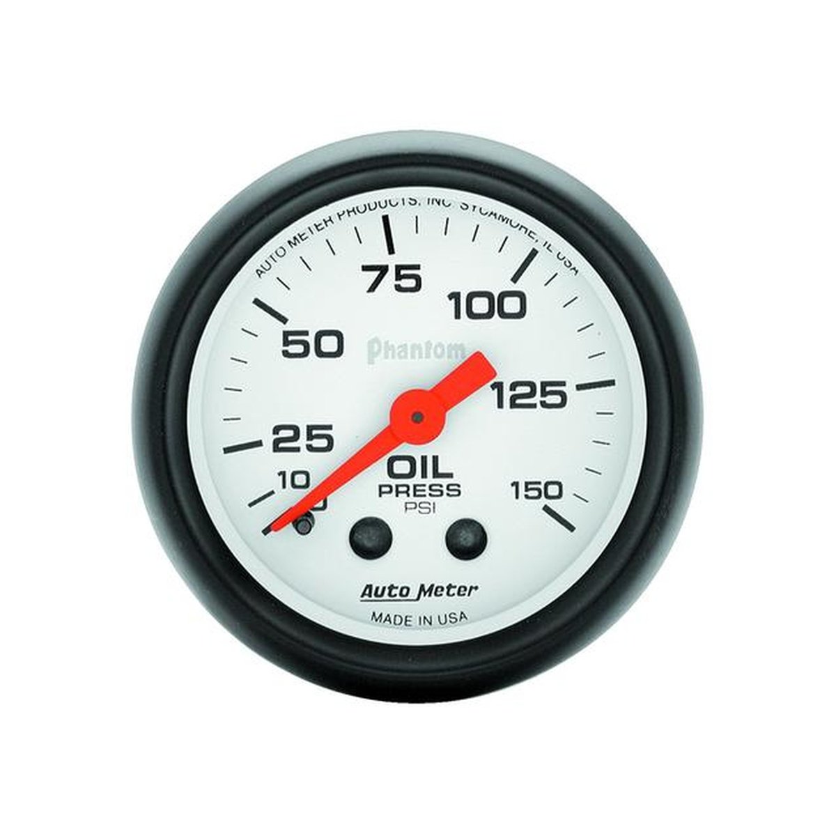 Autometer Phantom 2-1/16in Oil Pressure Gauge 0-150PSI Mechanical AU5723