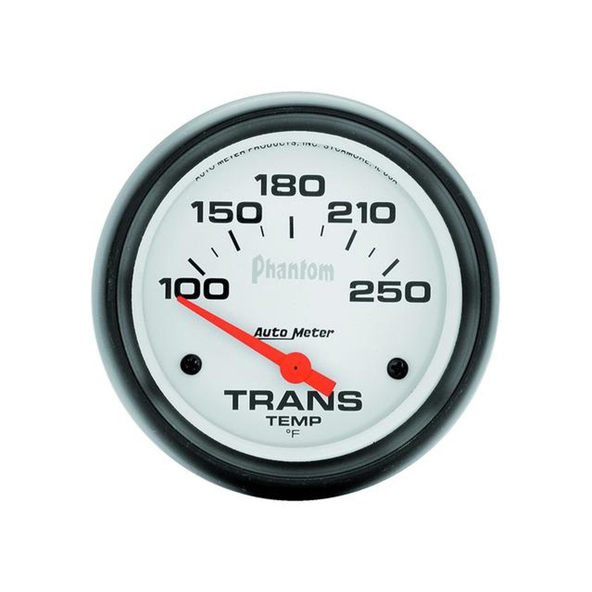 Autometer Phantom 2-5/8in Trans Temp Gauge 100-250F Short Sweep Electric AU5857