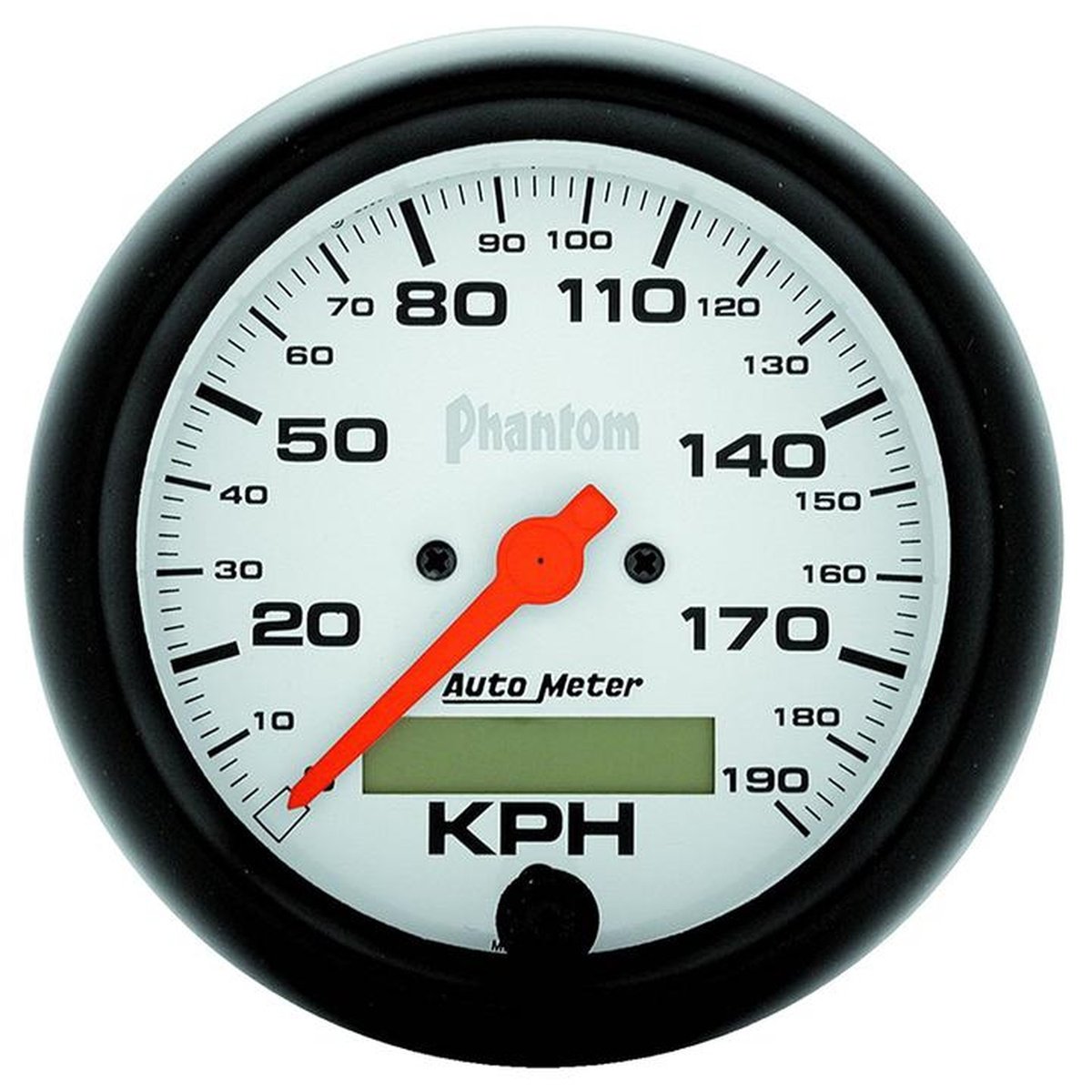 Autometer Phantom 3-3/8in Speedometer 190KPH AU5887-M