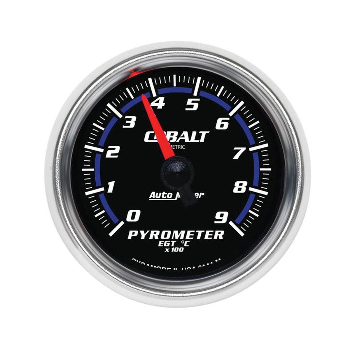 Autometer Cobalt 2-1/16in Pyrometer Gauge 0-900C Full Sweep Electric AU6144-M