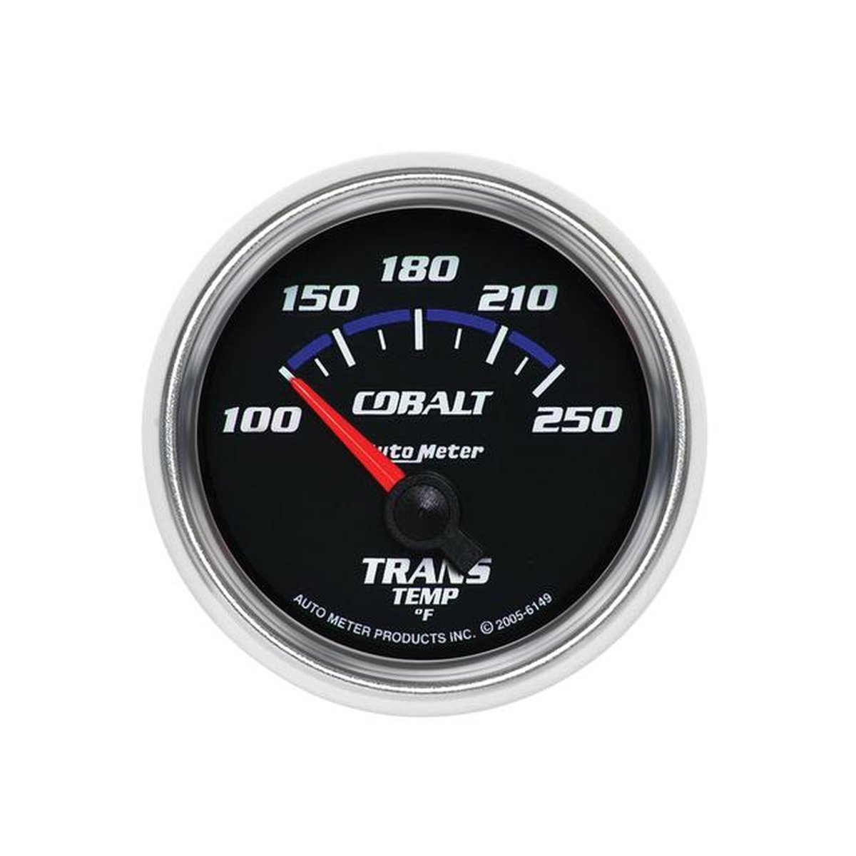 Autometer Cobalt 2-1/16in Trans Temp Gauge 100-250F Short Sweep Electric AU6149
