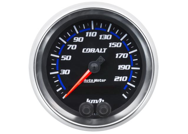 Autometer Cobalt 3-3/8in GPS Speedo Gauge 225KPH Internal GPS Antenna AU6280-M